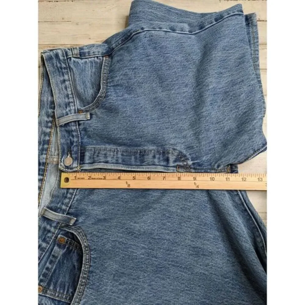 Levis‎ 501 Jeans Mens 36x29 (34X27) Blue Original Straight Denim Button Fly